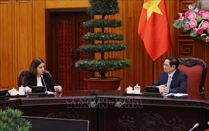 越南政府总理范明正会见澳大利亚驻越大使罗宾•穆迪